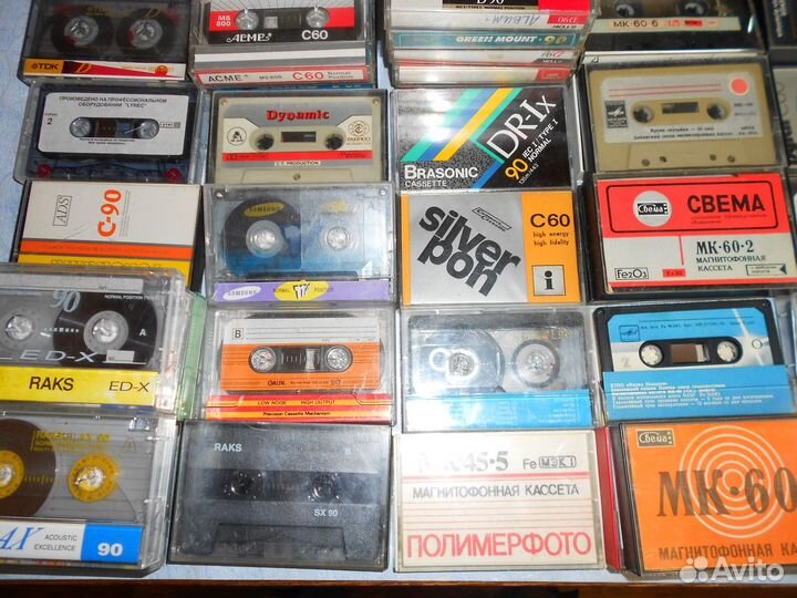 Аудиокассета редкая под запись SKC TDK и др
