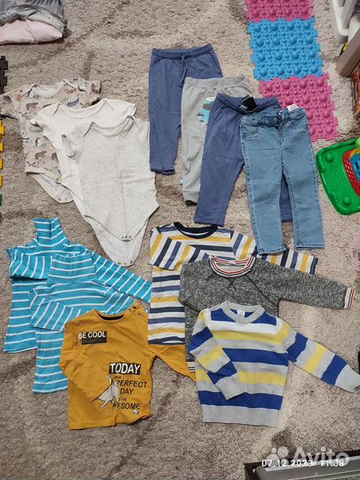 Детская одежда пакетом 80-86