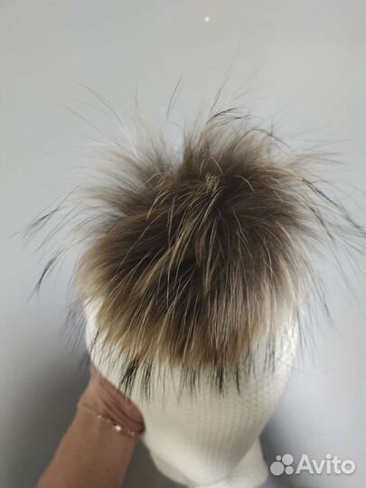 Шлем зимний Никастайл Nikastyle помпон нат мех