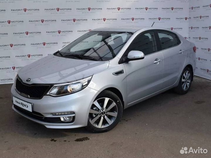 Передний бампер Kia Rio 3 2015-2017 Серебро