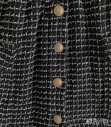 Твидовый сарафан zara