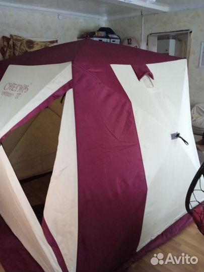 Палатка зимняя снегирь 3Т