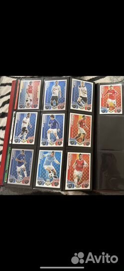 Футбольные карточки panini, topps