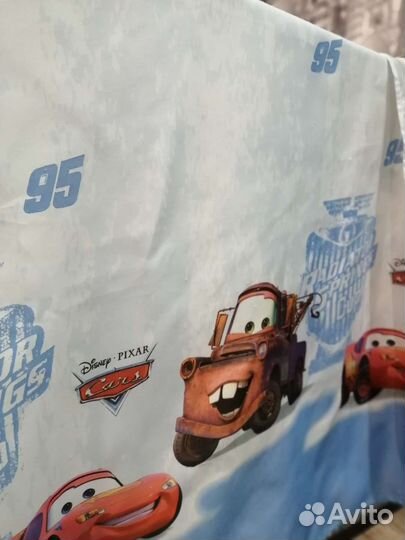 Детские шторы бу Молния Маквин