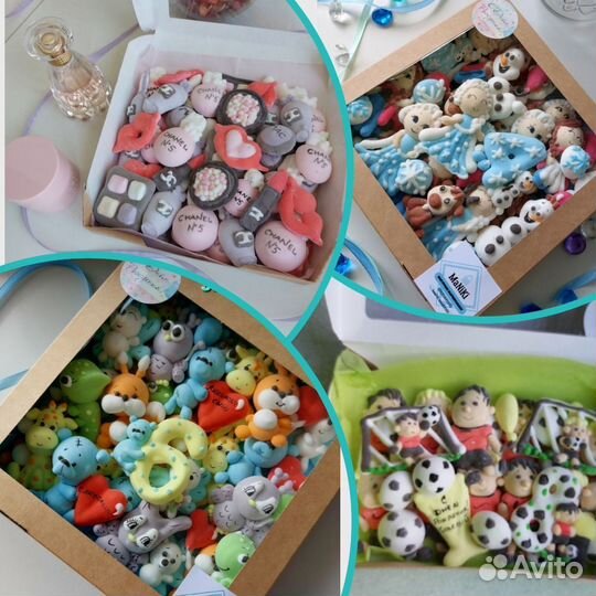 Фигурный маршмеллоу ручной работы