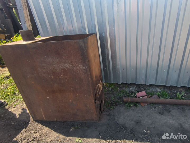 Печь банная с баком