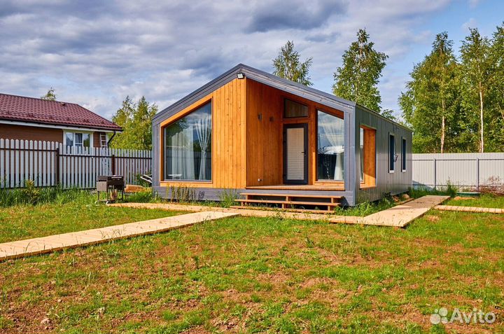 Каркасный дом барнхаус