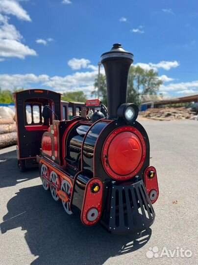 Аттракцион детский паровозик для парка или ТЦ
