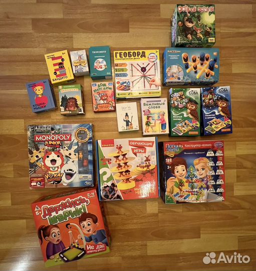 Настольные и развивающие игры