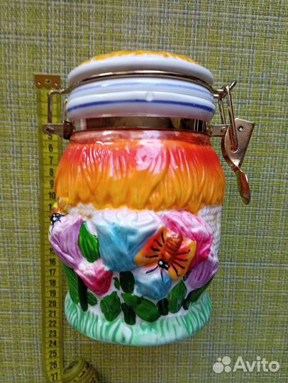 Банка для сыпучих продуктов, объем 800 гр