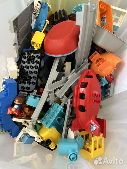 Lego duplo железная дорога аэропорт