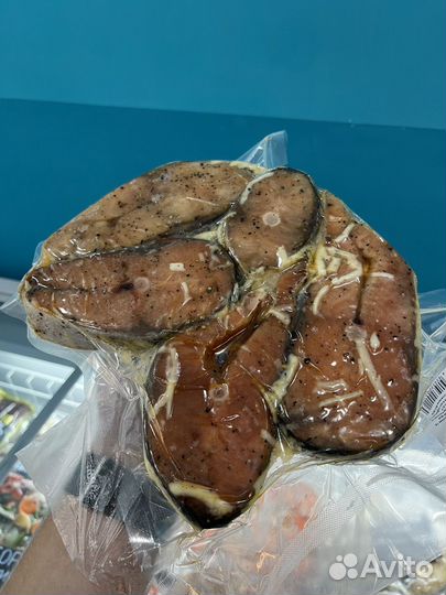 Стейк Кижуч под сыром