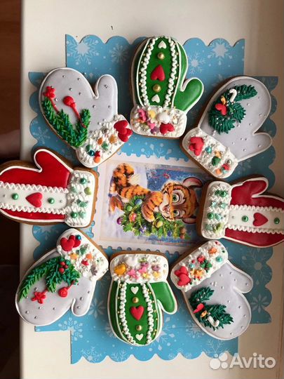 Имбирные пряники новогодние