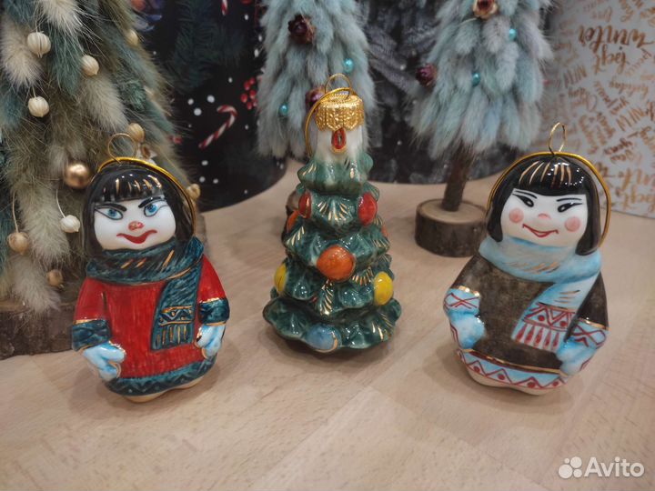 Лефортовский фарфор ёлочная игрушка