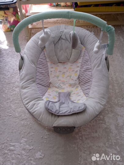 Детские качели шезлонг новорожденных