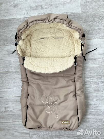 Зимний конверт в коляску Womar