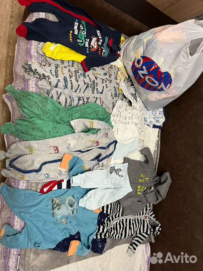 Детские вещи пакетом на мальчика до года