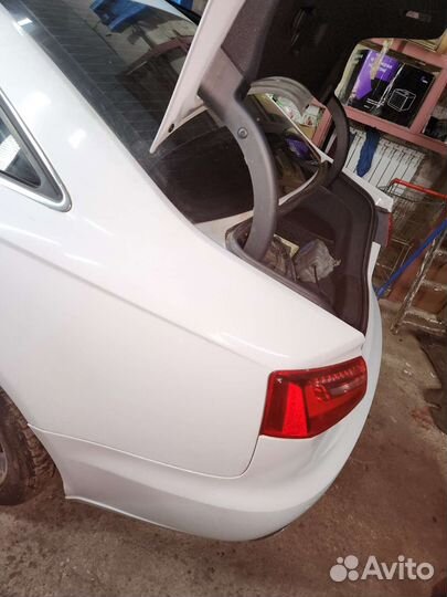 Задняя часть кузова белая на ауди а6 с7