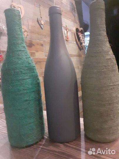Бутылки для интерьера