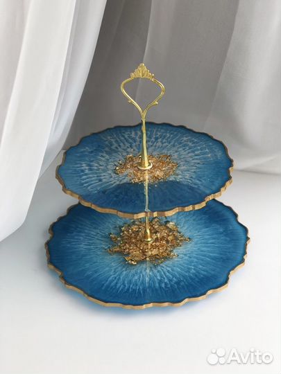 Фруктовница этажерка из эпоксидной смолы