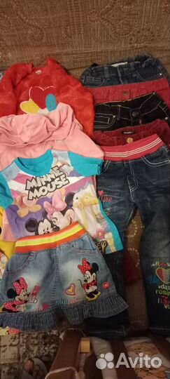 Вещи для девочки 2-4 года пакетом