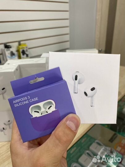 Наушники AirPods 2/3/Pro/ Pro 2 С Шум (Арт.72071)