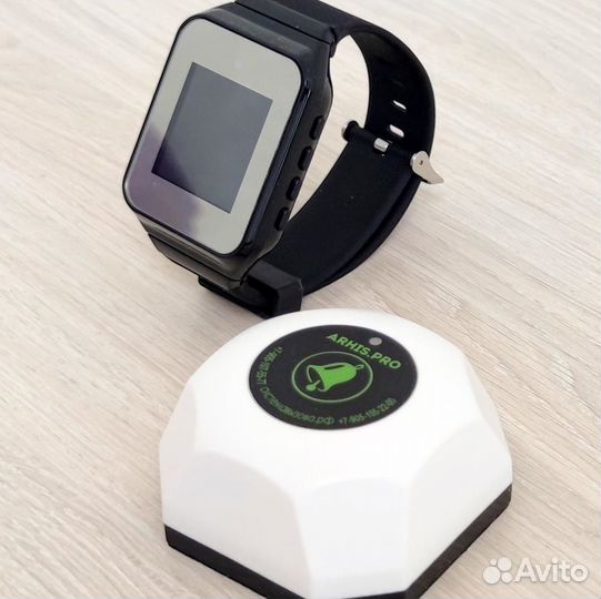 Беспроводная система/кнопка вызова официанта часы