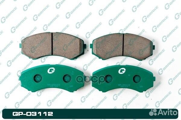 Колодки G-brake GP-03112 GP-03112 gbrake