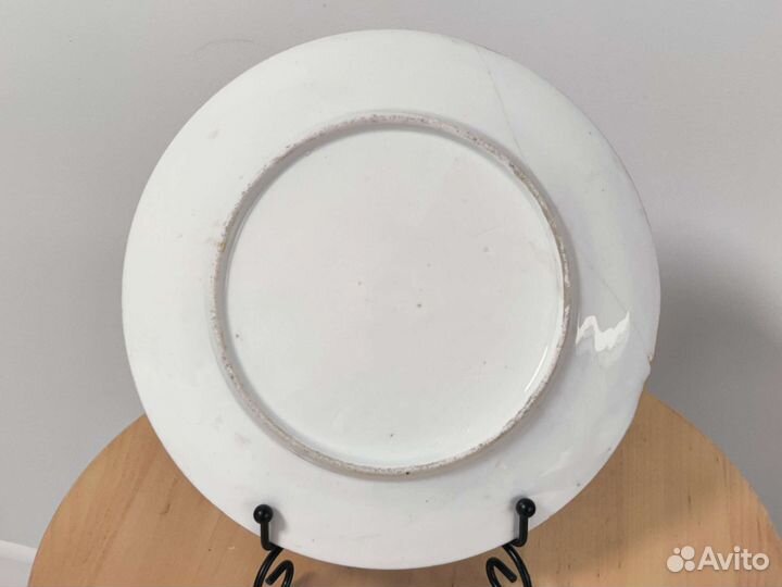 Фарфоровая тарелка Европа 19 век