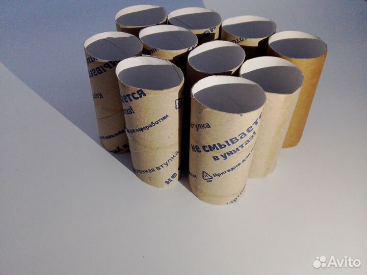 Втулки от туалетной бумаги