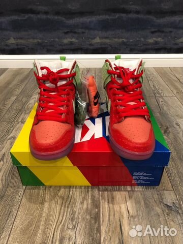 Nike SB Dunk High Pro «Strawberry» 10 US