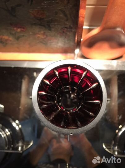 Ваза, графин, цветное стекло, марганцевое