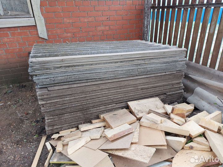 Шифер 8 волновой бу