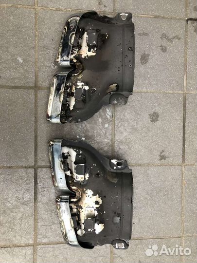 Задний бампер (диффузор) Mercedes S coupe 63 AMG