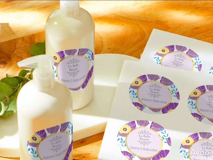 Печать этикеток наклеек стикеров