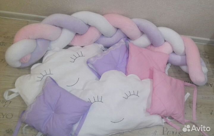 Бортики в кроватку