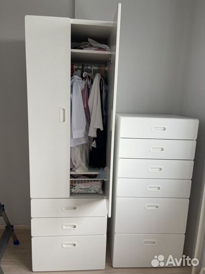 Детский шкаф и комод Икея
