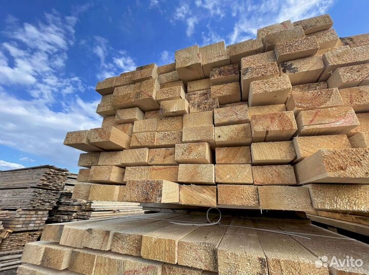 Доска обрезная 40х200х6000