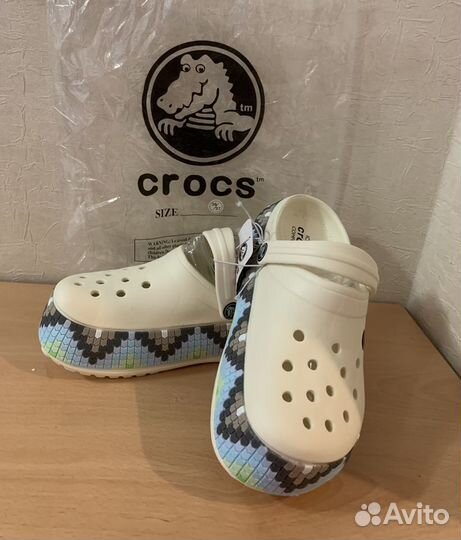 Crocs сабо орнамент Мозайка 5/7 (36/37)