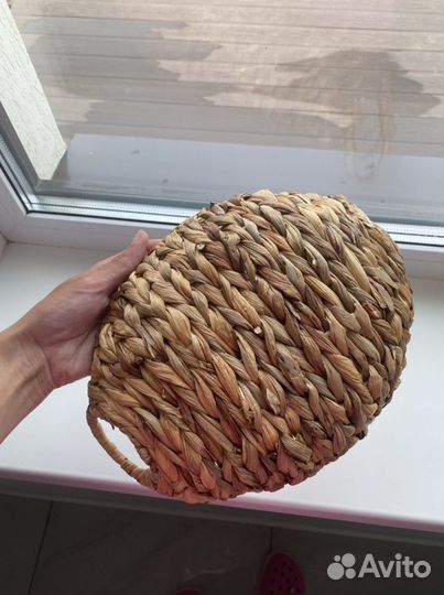 Корзина плетёная новая