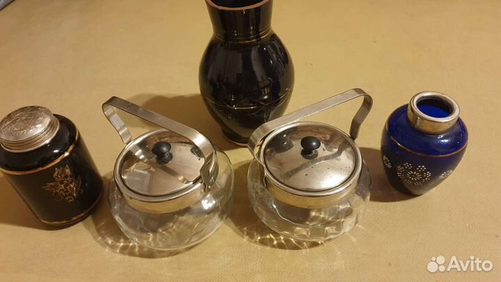 Посуда ссср,винтаж.Чайницы,сахарницы,ваза