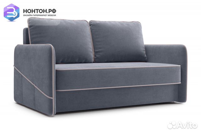 Диван еврокнижка Энерджи темно-серый