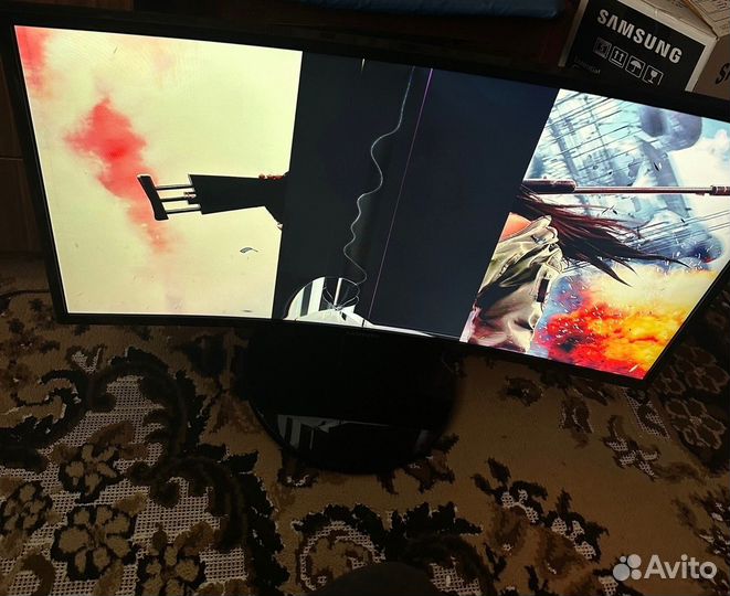 Монитор изогнутый от Samsung