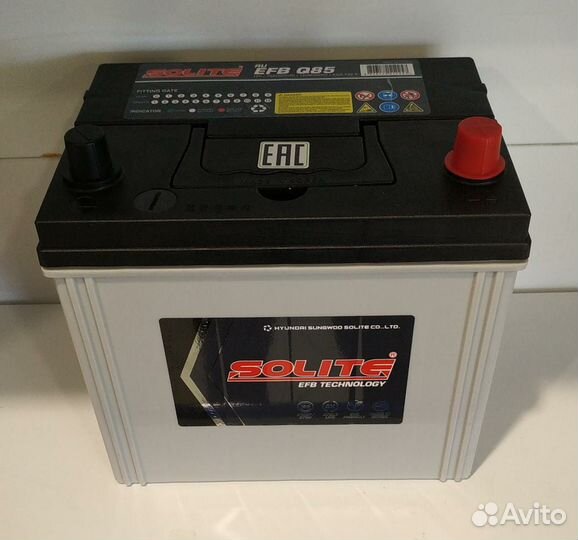 Аккумулятор автомобильный Solite EFB Q85 95D23L