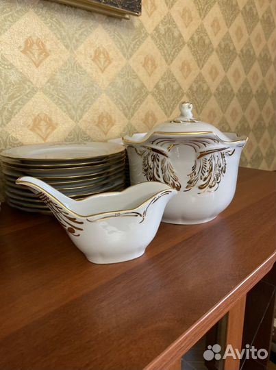 Форфоровый обеденный сервиз «Дулево»