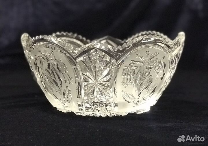 Салатник хрустальный СССР
