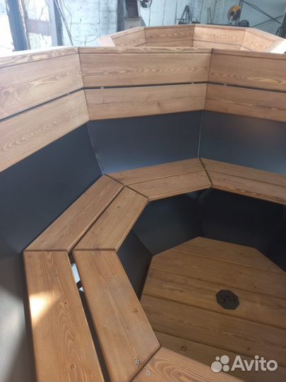 Банный чан на дровах