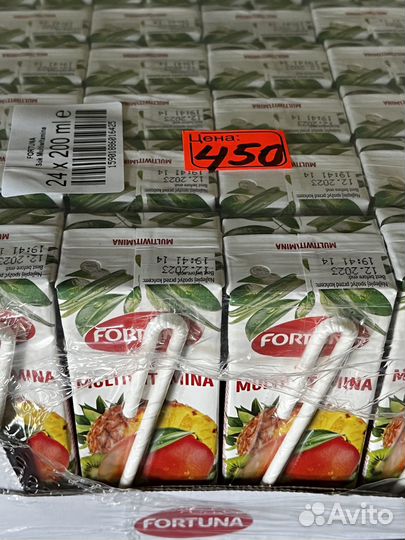 Польский сок 24шт упаковка