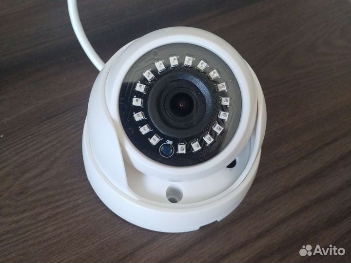 IP камера видеонаблюдения купольная