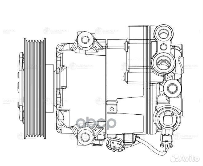 Компрессор кондиционера;Opel Astra J (10) 1.4T